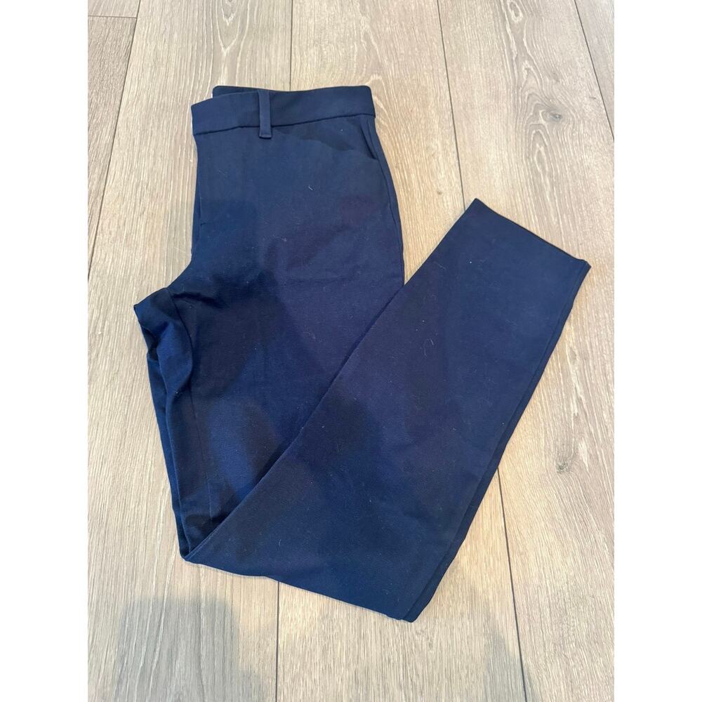 Gap Pants Womens 4 Navy Skinny Ankle Career Stretch Work Office